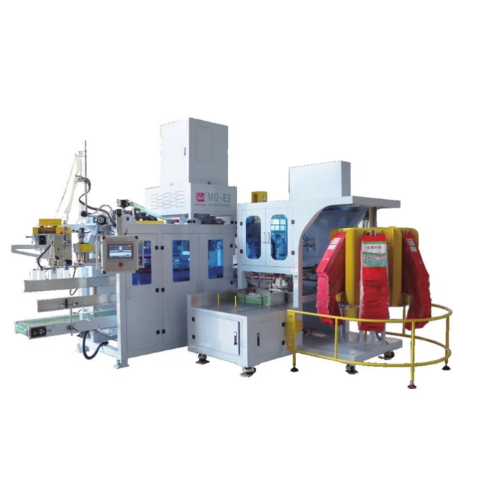 Automatic PP woven bag packaging machinery for dry pet food animal feed fertilizer rice grain Automatic PP woven bag packaging machinery for dry pet food animal feed fertilizer rice grain