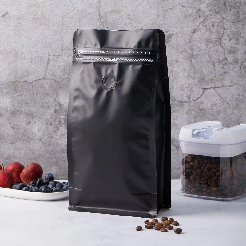 air tight coffee bean bag with one way valve packaging machine air tight coffee bean bag with one way valve packaging machine